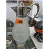 Image 1 : Pressed glass decanter