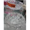 Image 1 : 2 pinwheel lead crystal ashtrays