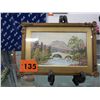 Image 1 : Vintage needlework & paint picture