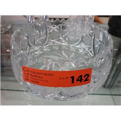 Lead crystal pinwheel bowl