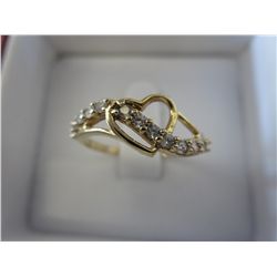 10 KT Open-Heart design ring,