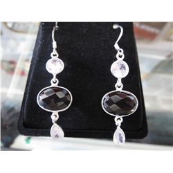 New drop-style topaz earrings