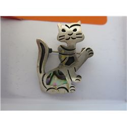 TAXCO vintage Cat-shape brooch