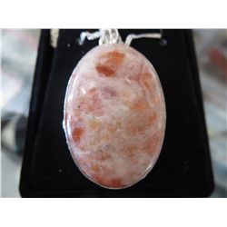 RARE Calcite pendant & chain