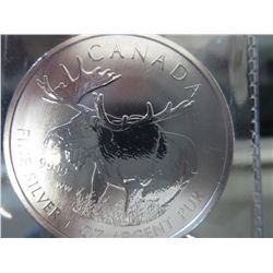 2012 Canada Moose silver $5.00 coin
