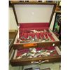 Image 1 : Flatware chest with large quantity of flatware