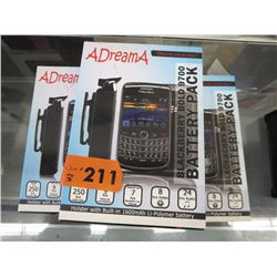 3 Blackberry battery packs