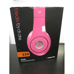 Beats by Dr. Dre isolation headphones- PINK