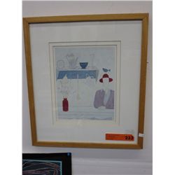 Framed print 16" x 18", double matted