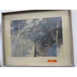 Original ink and pastel, signed, 1960