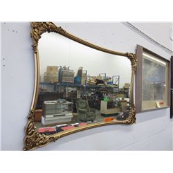 Framed mirror, 36" x 24"