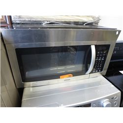 Samsung over the stove microwave, stainless steel