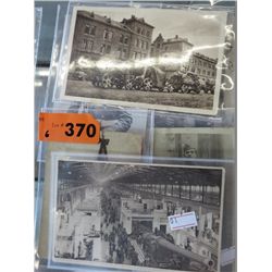 6 vintage postcards and photographs