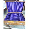 Image 1 : Victorian oak cutlery box - lined