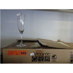 Case of 5.5 oz. wine flutes