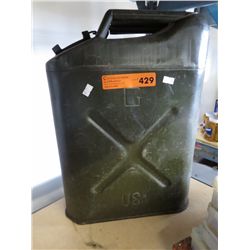 Metal US gallon weight jerry can
