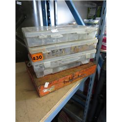 5 boxes of bolts & screws