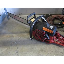 Gas powered chainsaw.
