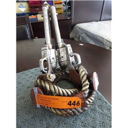 6 shooter wine bottle holder
