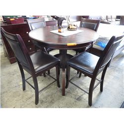 Bar height table and chairs - NEW