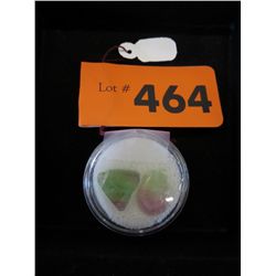 2 pieces of watermelon agate