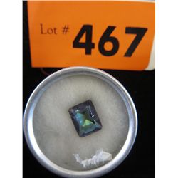 Emerald cut mystic topaz, 3 carat weight
