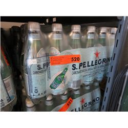 Case of San Pellegrino carbonated mineral water