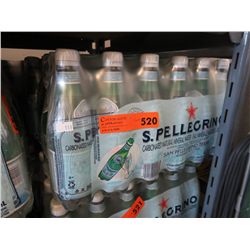 Case of San Pellegrino carbonated mineral water