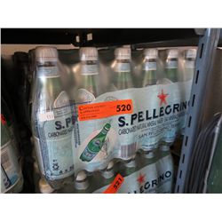 Case of San Pellegrino carbonated mineral water