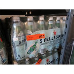 Case of San Pellegrino carbonated mineral water