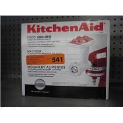 Kitchen Aid food grinder stand mix attachment