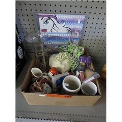 Box of decorative items