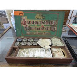 Antique painter's box