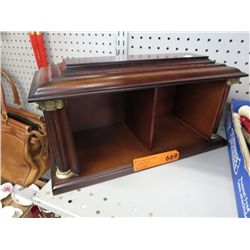 Wood CD holder 15" long x 8" tall