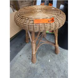 Wicker stool