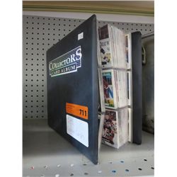 Binder said to contain 525 hockey rookie cards