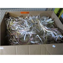 Large box of Olympic drinking glasses with logos