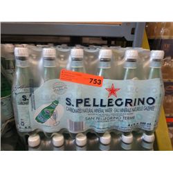 Case of San Pellegrino water