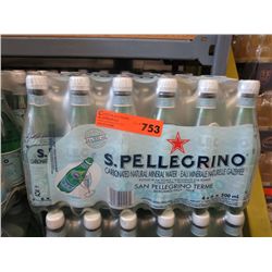 Case of San Pellegrino water