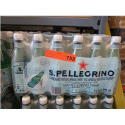 Case of San Pellegrino water