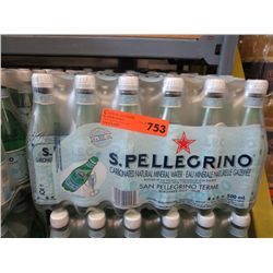 Case of San Pellegrino water