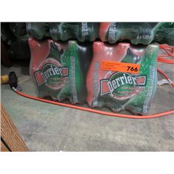 Case of Perrier pink grapefruit carbonated water