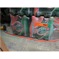 Case of Perrier pink grapefruit carbonated water