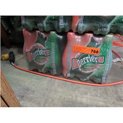 Case of Perrier pink grapefruit carbonated water