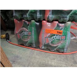 Case of Perrier pink grapefruit carbonated water