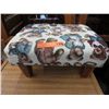 Image 1 : Upholstered footstool