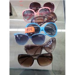 7 Pairs of ladies sunglasses, used