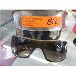Pair of Pollini sunglasses, with case