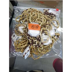 Wood bracelets and necklaces
