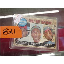 Tops RBI leader card